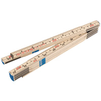 Draper Folding Wood Rule, 2m - FRW/III
