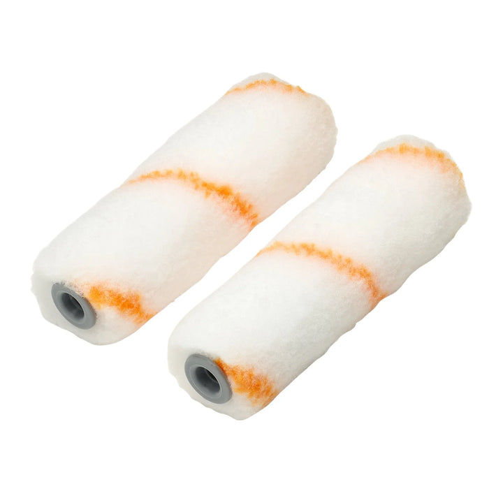 Draper Medium Pile Polyester Roller Sleeves, 4"/100mm (Pack of 2) - SLEEVE-4PM