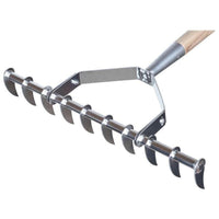 Kent & Stowe Stainless Steel Long Handled Scarifying Rake, FSC®