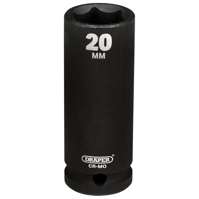 Draper Draper Hi-TORQ Deep Impact Socket, 1/2" Sq. Dr., 20mm Draper - Town Tools