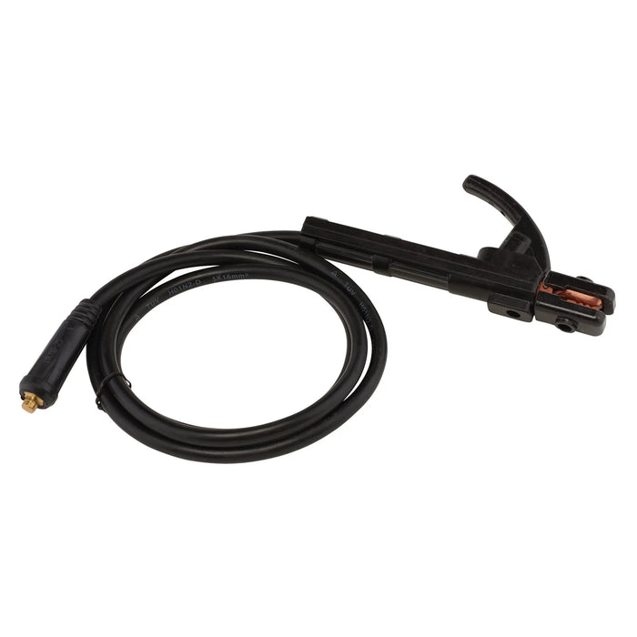 Draper MMA Welding Electrode Holder with 10/25 Dinse-type Plug, 1.8m, 200A
