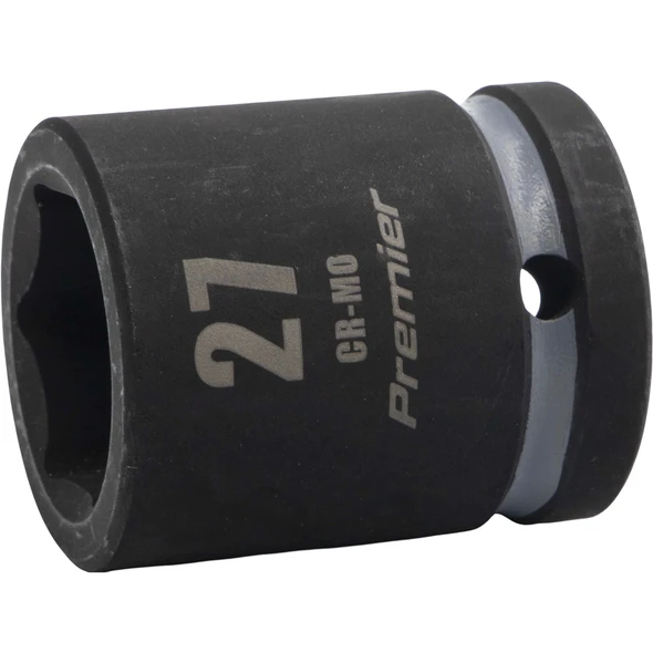 Sealey 3/4"Dr Impact Socket 27mm (Grey Coded Ring)