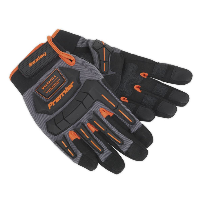 Sealey Mechanic's Gloves Anti-Collision Extra-Large Pair MG803XL Sealey - Town Tools 