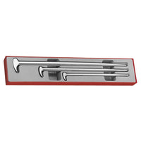 Teng Tools Pry Bar Set Roll/Heel TTX4 3 Pieces