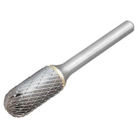 Dormer Solid Carbide Bright Rotary Burr Ball Nosed Cylinder 8 x 6mm