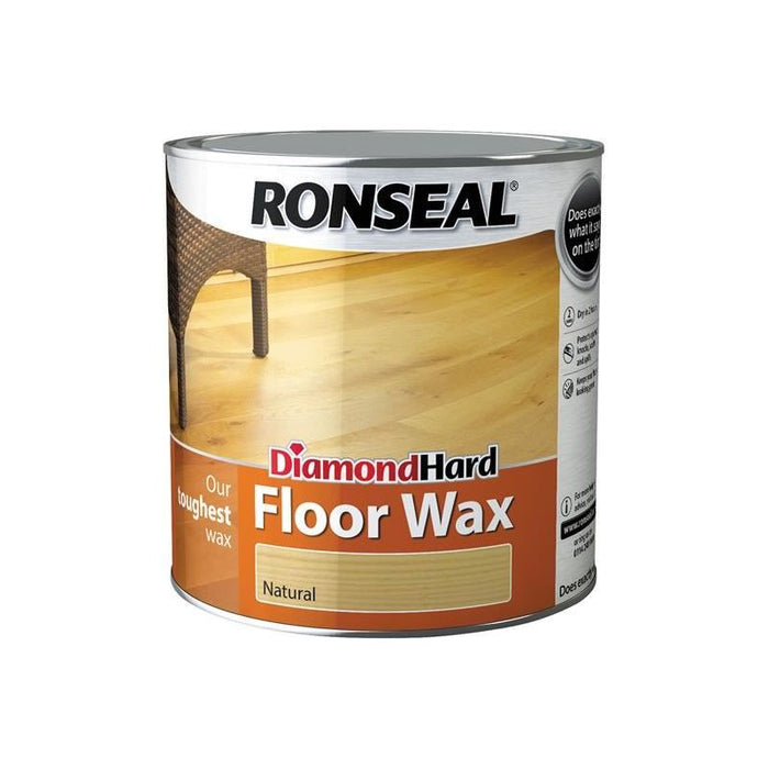 Ronseal Diamond Hard Floor Wax Natural 2.5 litre Ronseal - Town Tools