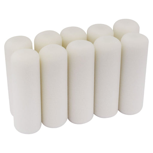 Draper Foam Paint Roller Sleeves, 100mm (Pack of 10) 82553 Draper - Town Tools 