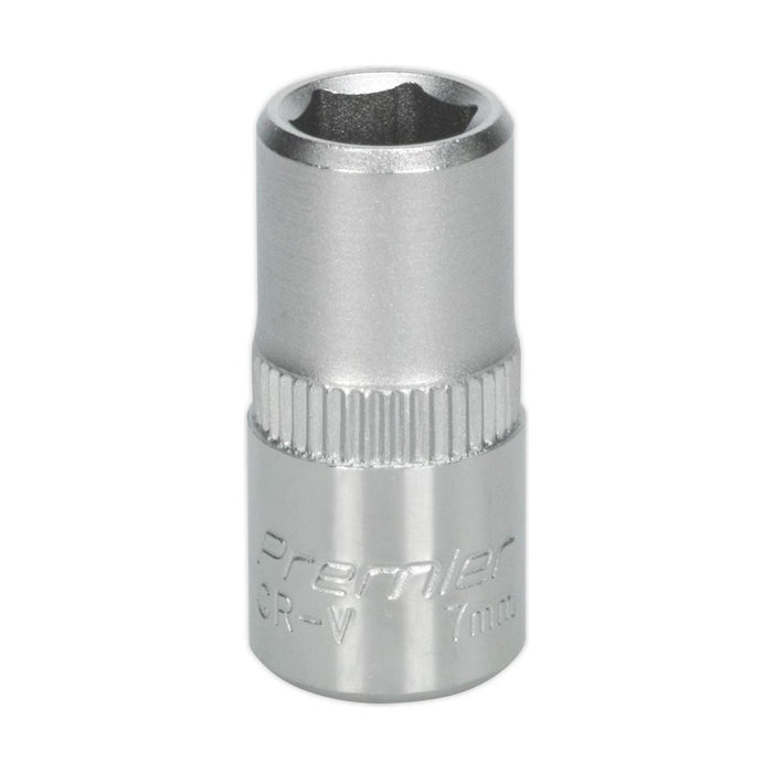 Sealey WallDrive Socket 7mm 1/4"Sq Drive S1407 Sealey - Town Tools 