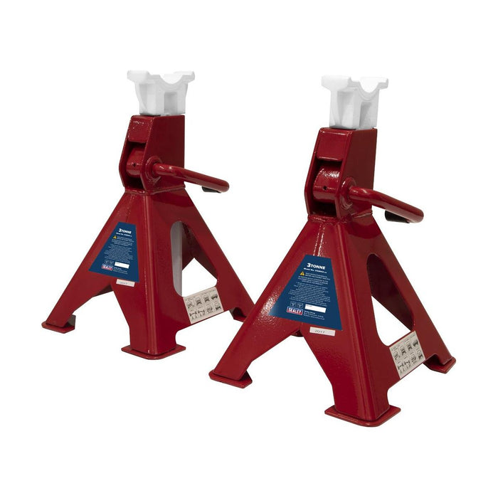 Sealey AXLe Stands (Pair) 3 Tonne Capacity per Stand Ratchet Type VS2003