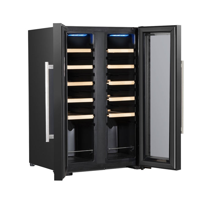 Baridi 24 Bottle Dual Zone Wine Fridge & Cooler DH97