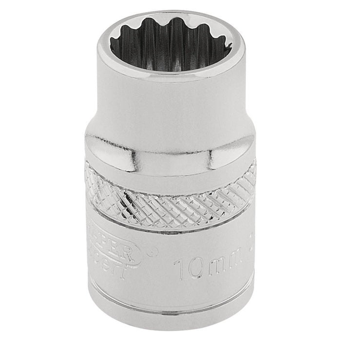 Draper HI-TORQ 12 Point Socket, 3/8" Sq. Dr., 10mm 32770