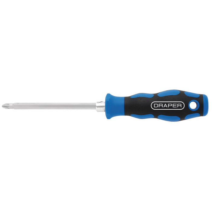 Draper 2-in-1 Reversible Blade Soft Grip Screwdriver, SL6/PZ2 x 175mm - 865/2