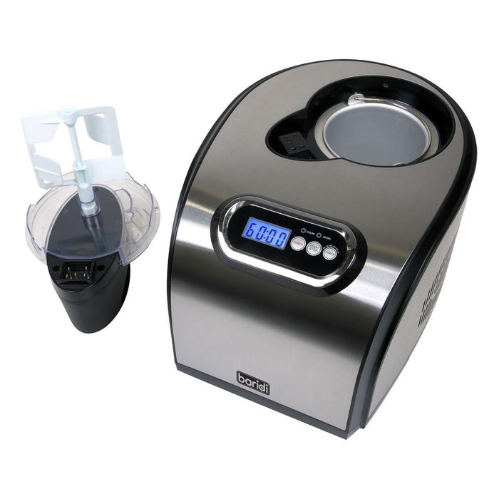 Baridi 1.5L Ice Cream, Gelato & Sorbet Machine with Fast Freeze Compressor Cooling Baridi - Town Tools