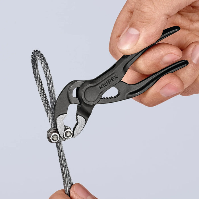 KNIPEX 87 00 100 BK Cobra® XS Pipe Water Pump Pliers, 100mm - 87 00 100 BK