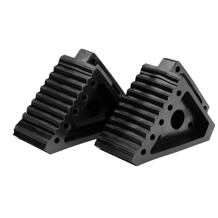Draper Rubber Wheel Chocks, (Pair) 3-6