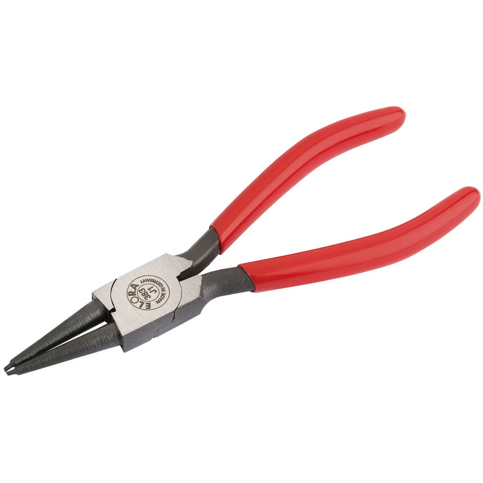 Elora J1 Straight Internal Circlip Pliers with Dipped Handles, 8 - 25mm - 383-J1