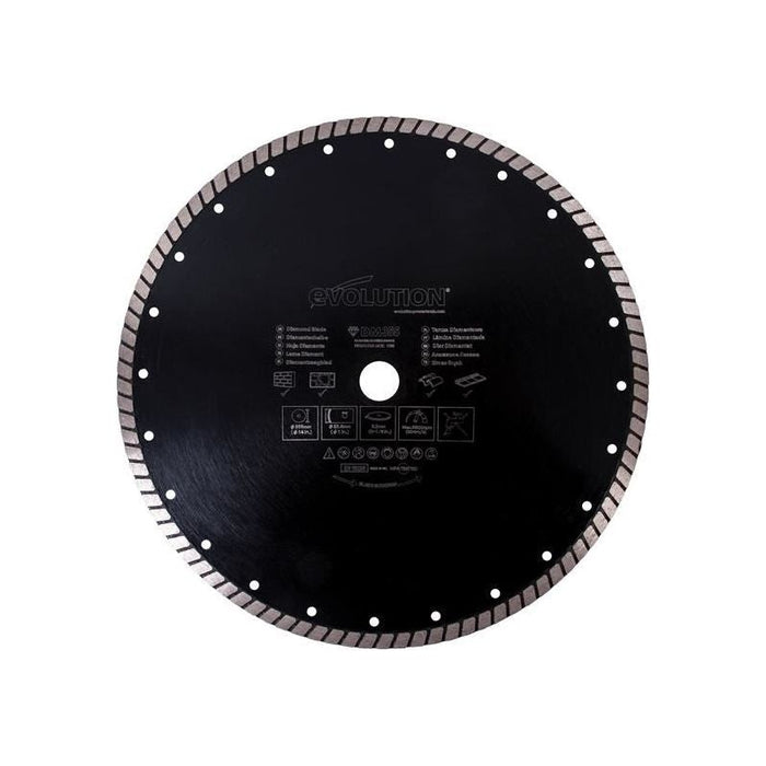 Evolution RAGE® Diamond Blade, Segmented Rim 355 x 25.4mm Evolution - Town Tools