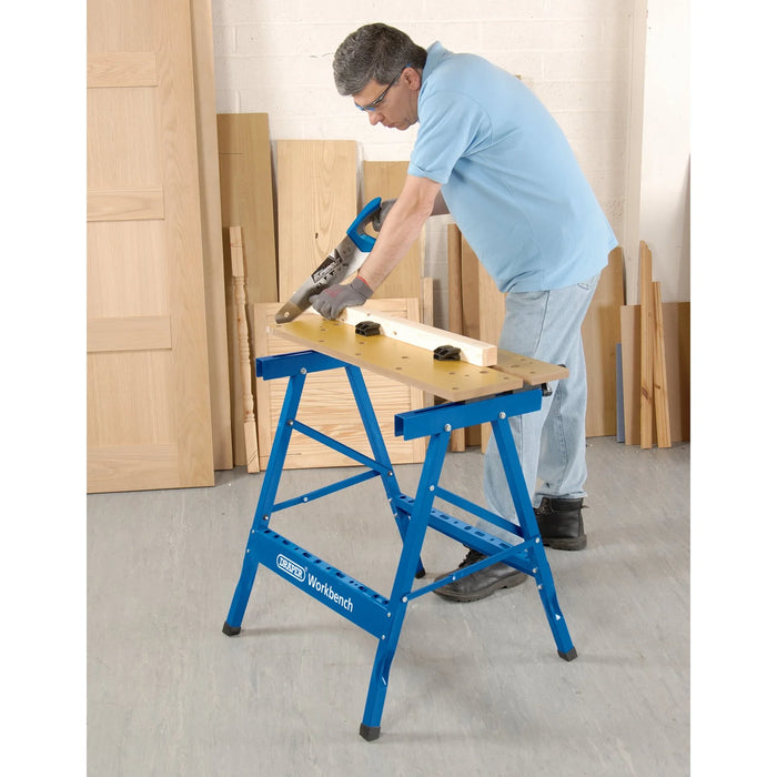 Draper Fold Down Workbench, 800 x 800 x 655mm - WB800Y
