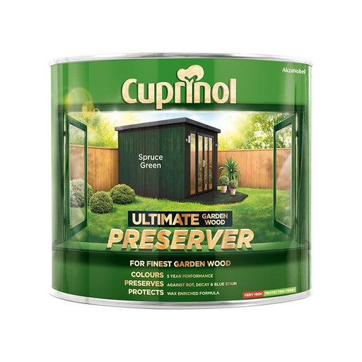 Cuprinol Ultimate Garden Wood Preserver Spruce Green 1 litre Cuprinol - Town Tools
