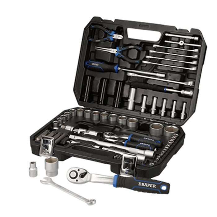 Draper HI-TORQ® Metric Socket Set, 1/4" & 1/2" Sq. Dr. (83 Piece) - TK83M/SG