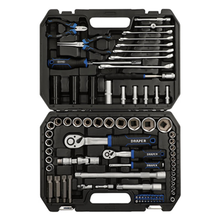 Draper HI-TORQ® Metric Socket Set, 1/4" & 1/2" Sq. Dr. (83 Piece) - TK83M/SG