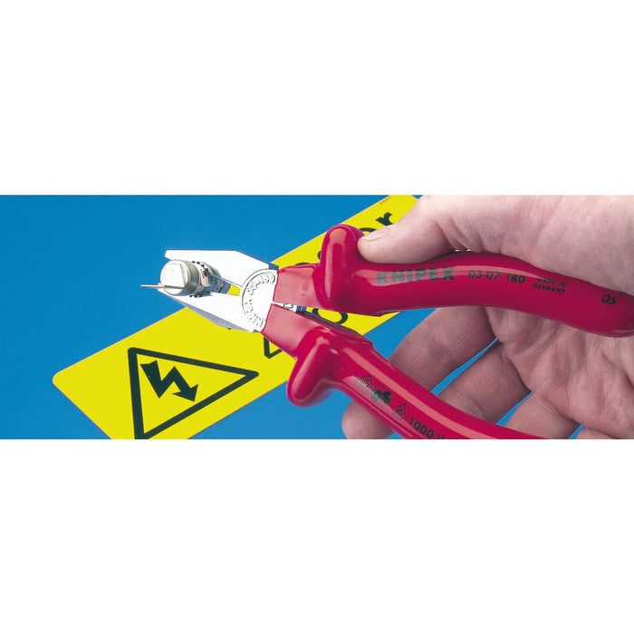 KNIPEX 03 07 200 VDE Combination Pliers, 200mm - 03 07 200