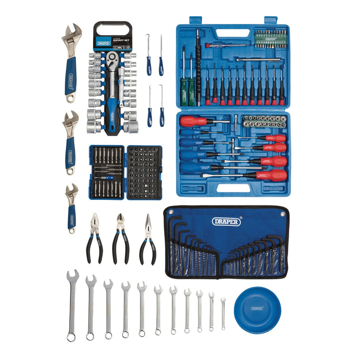 Draper Top Chest Tool Kit, 9 Drawer (216 Piece) - COMBO