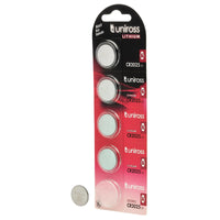 20 Piece Uniross Lithium Coin Cell CR2025 Batteries (Pack of 5) - U5CR2025