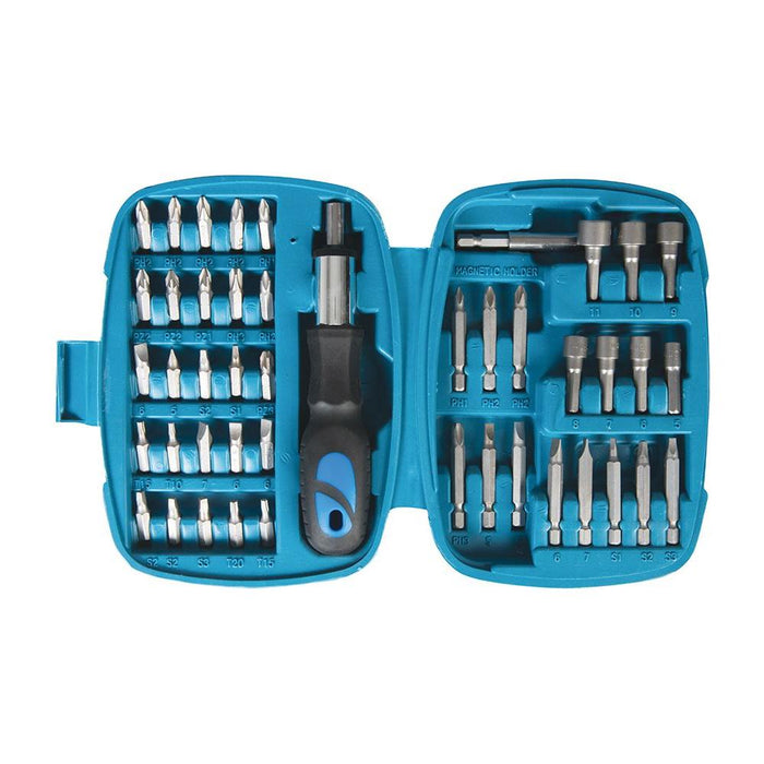 Silverline Ratchet Screwdriver Bit & Socket Set 45pce 45pce Silverline - Town Tools 