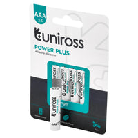 6 Piece Uniross LR03 AAA Power Plus Alkaline Batteries (Pack of 4) - UPPAAAPK4