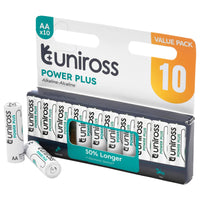 6 Piece Uniross LR6 AA Power Plus Alkaline Batteries (Pack of 10) - UPPAAPK10