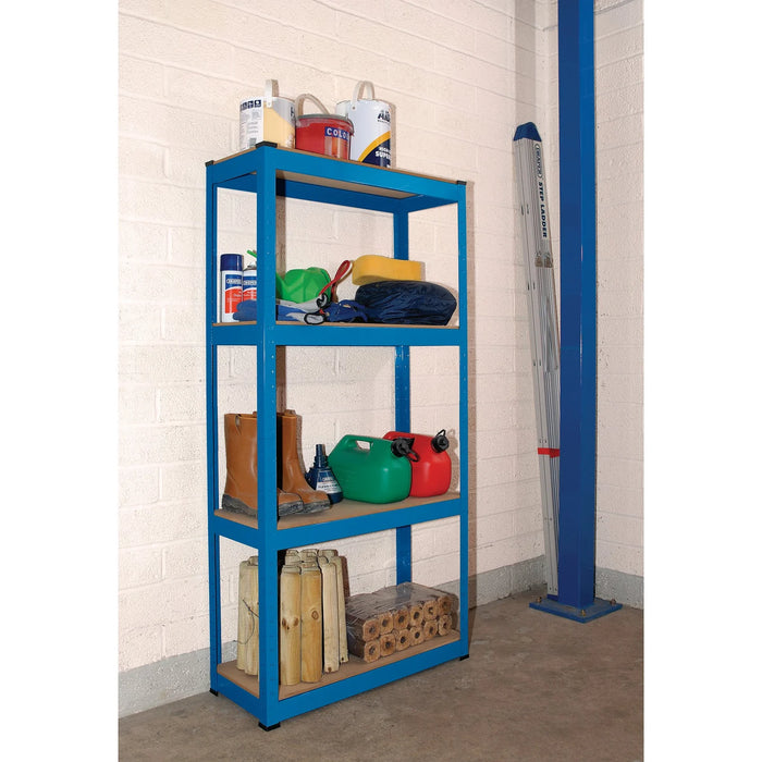 Draper Steel Shelving Unit, 4 Shelves, L760 x W300 x H1520mm - MSU152