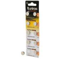 20 Piece Uniross Akaline Coin Cells LR44 AG13 Batteries (Pack of 10) - U10AG13