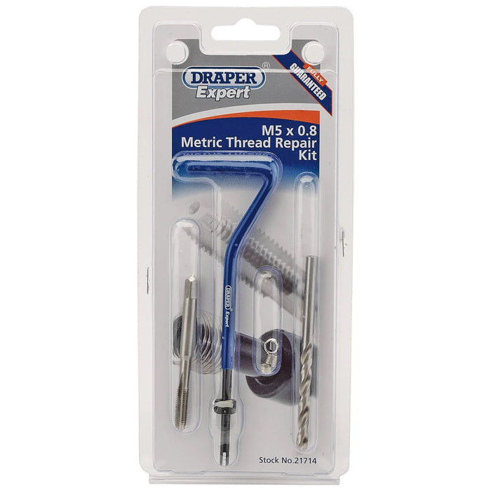 Draper Expert Metric Thread Repair Kit, M5 x 0.8 - DHCK-A