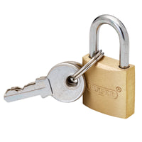 Draper Brass Cylinder padlock 20-30mm