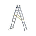 Zarges D-Rung Combination Ladder 3-Part 3 x 8 Rungs Zarges - Town Tools