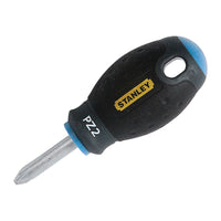 Stanley® Hand Tools FatMax® Stubby Screwdriver Pozidriv Tip PZ2 x 30mm