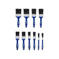 Bluespot Tools Synthetic Workshop Paint Brush Set, 10 Piece