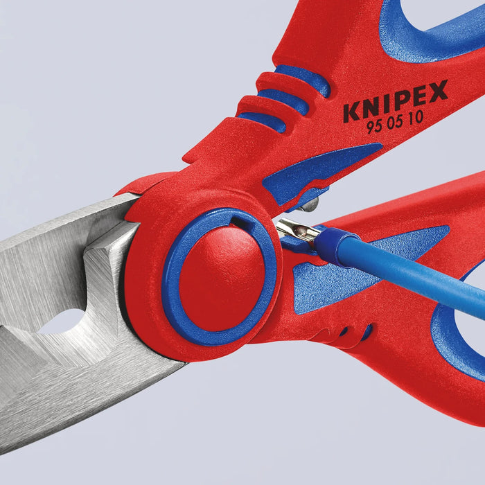 KNIPEX 95 05 10 SB Electricians Shears,190mm - 95 05 10 SB
