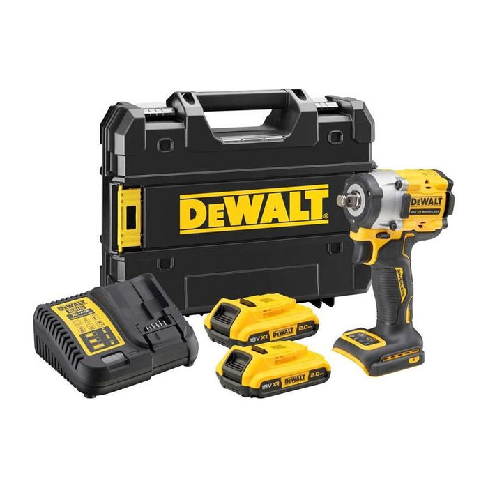 Dewalt Power Tools DCF921D2T XR BL 1/2in Impact Wrench 18V 2 x 2.0Ah Li-ion DeWALT Power Tools - Town Tools