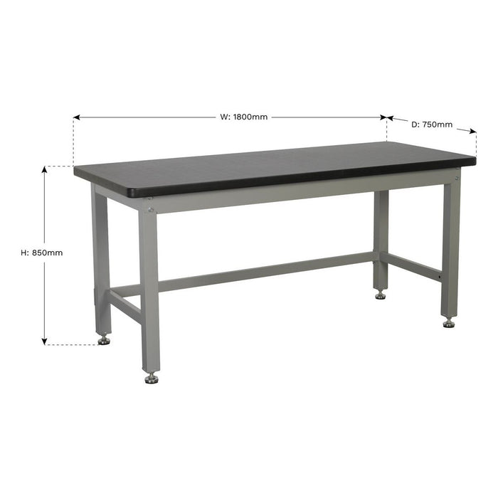 Sealey Workbench Steel Industrial 1.8m API1800 Sealey - Town Tools 