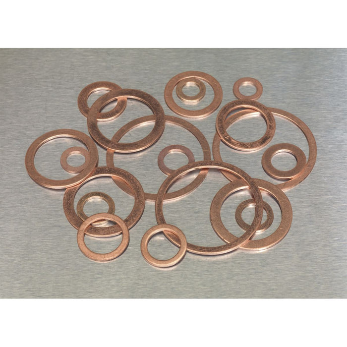 Sealey Copper Sealing Washer Assortment 250pc AB020CW Sealey - Town Tools 