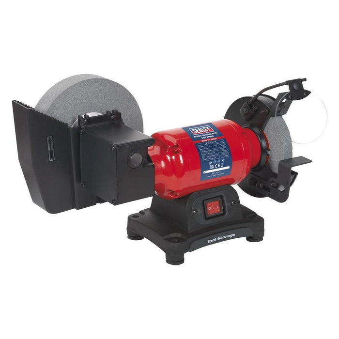 Sealey Bench Grinder Wet & Dry200/150mm 250W/230V SM521 Sealey - Town Tools 