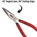Teng Tools Bent Long Nose Plier 160mm Teng Tools - Town Tools 