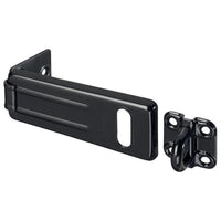 Master Lock Wrought Steel Hasp Matt Black 115mm