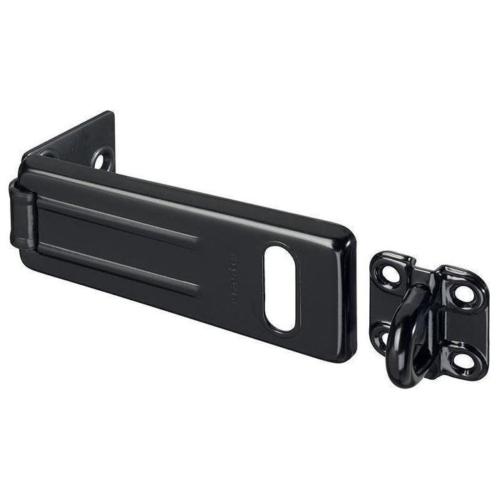 Master Lock Wrought Steel Hasp Matt Black 115mm Master Lock - Town Tools