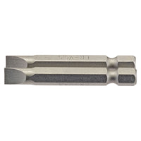 Draper Plain Slot Insert Bit, 6.5mm, 1/4" Hex, 50mm Long (Pack of 2) 64103
