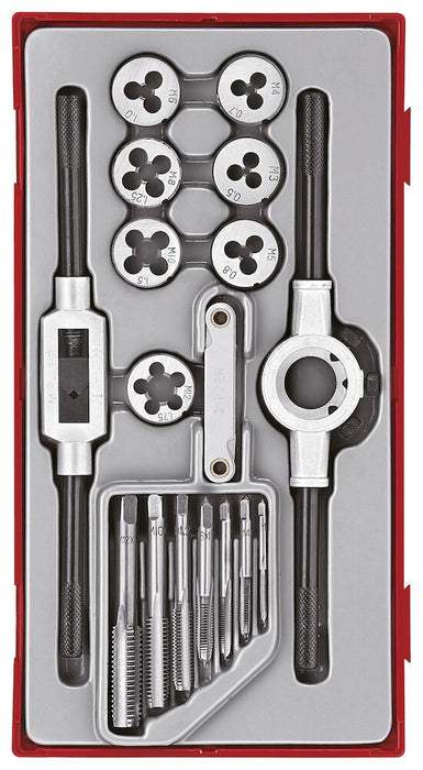 Teng Tools Tap and Die Set TT1 17 Pieces Teng Tools - Town Tools 