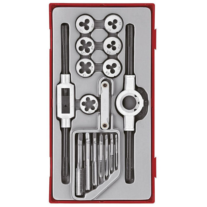 Teng Tools Tap and Die Set TT1 17 Pieces Teng Tools - Town Tools 