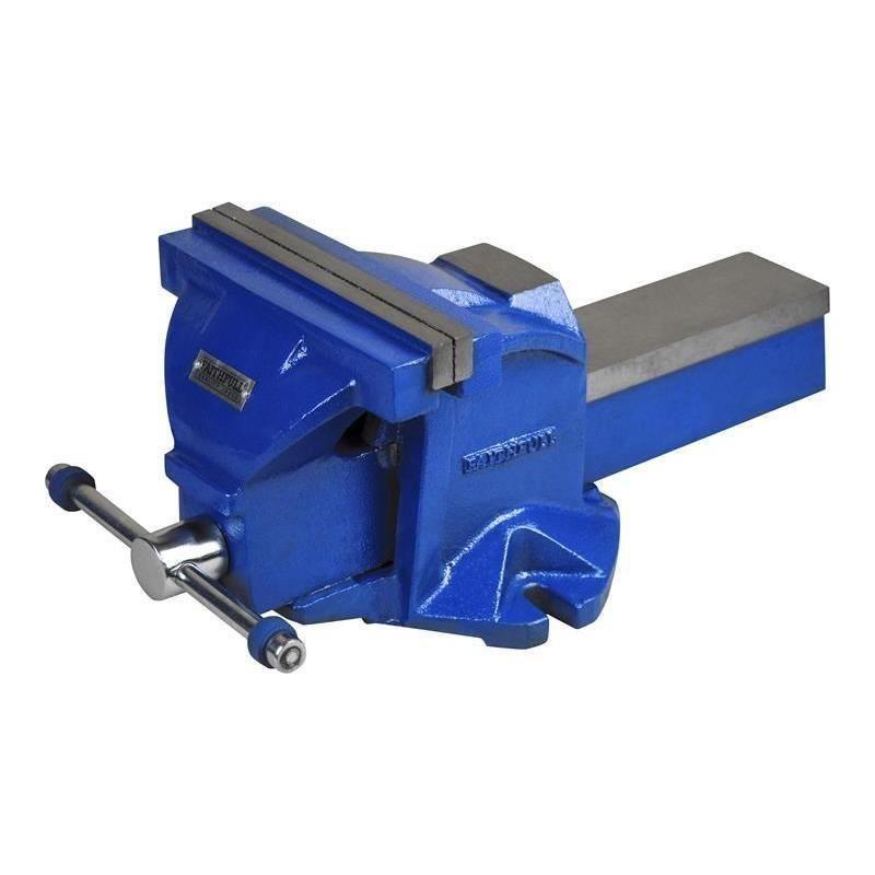 Faithfull Mechanics Vice with Magnetic Jaws 200mm (8in) Faithfull - Town Tools